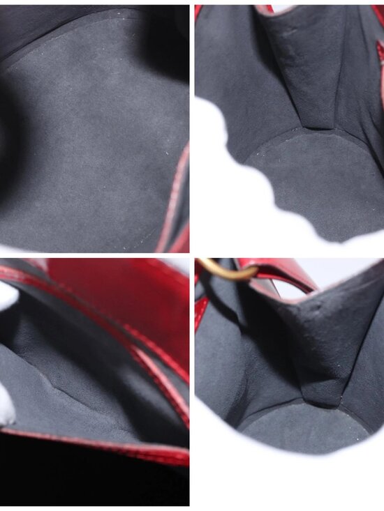 LOUIS VUITTON Epi Cluny Shoulder Bag Red M52257 LV Auth ka3024 - Picture 15 of 16